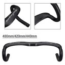 ロードハンドルバー 400/420/440 ハンドルバイク 31.8 ドロップバー カーボンファイバー ブラック Road Handlebar 400/420/440 Handle Bike 31.8 Drop Bars Carbon Fiber Black
