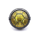 サイドマウントメタルグリルサッカーマスクカバーヘッドライトカフェレーサーチョッパー VT Side Mount Metal Grill Football Mask Cover Headlight For Cafe Racer Chopper VT