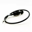 スポーツバイクブラックプルスロットルケーブルワイヤーラインヤマハXT225オフロード Sports Motorbike Black Pull Throttle Cable Wire Line For Yamaha XT225 Off Road(2)