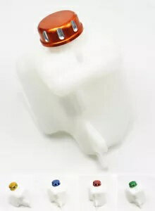 ホワイトクーラントリザーバータンクラジエーターオーバーフロー Kawasaki KLX250 08-15 カスタム White Coolant Reservoir Tank Radiator Overflow For Kawasaki KLX250 08-15 Custom