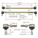 ヤマハ ATV タイロッド/エンド完全アップグレードキットラプター 660 700 YFZ450 US FOR YAMAHA ATV TIE ROD/ENDS COMPLETE UPGRADE KIT RAPTOR 660 700 YFZ450 US
