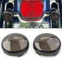 1 ペアターンシグナルレンズライトカバーガードハーレーツーリングソフテイルダイナ用 1 Pair Turn Signal Lens Light Cover Guard For Harley Touring Softail Dyna(2)