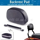 助手席背もたれクッションパッドハーレーツーリングソフテイルロードキングストリートグライド用 Passenger Backrest Cushion Pad For Harley Touring Softail Road King Street Glide