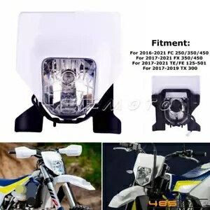 オートバイのヘッドライトランプハスクバーナ FC TE FE 125 250 350 450 501 2017-2021 Motorcycle Headlight Lamp For Husqvarna FC TE FE 125 250 350 450 501 2017-2021