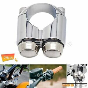 2ボタンターンシグナルスイッチハーレーホンダカフェレーサーボバー7/8インチハンドルバー用 2 Button Turn Signals Switch For Harley Honda Cafe Racer Bobber 7/8