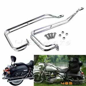 ハーレーダビッドソンツーリングロードキングFLHT FLHR 09-13用ハードサドルバッグガードレール Hard Saddlebag Guard Rails For Harley Davidson Touring Road King FLHT FLHR 09-13