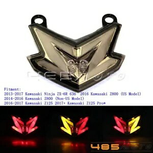 統合 LED テールライト信号 2013-2015 Kawasaki Ninja ZX6R 636 Z800用 Integrated LED Tail Light Signal For 2013-2015 Kawasaki Ninja ZX6R 636 Z800