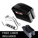 ハードサドルバッグ 6 インチ x 9 インチ スピーカー蓋ブラケット ハーレー ソフテイル ヘリテージ デラックスに適合 Hard Saddlebag 6''x9