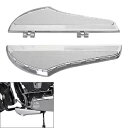 ドライバーフットボードフロアボードハーレーツーリングソフテイルフロリダダイナストリートボブに適合 Driver Footboard Floorboards Fit For Harley Touring Softail FL Dyna Street Bob(2)