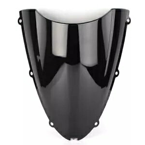 1 個 ABS ブラックモトフロントガラスウインドスクリーン Kawasaki Ninja ZX6R 2005-2008用 1 Pcs ABS Black Moto Windshield Wind Screen for Kawasaki Ninja ZX6R 2005-2008