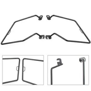 サドルバッグサポートブラケットサイドマウントトランクバッグホルダーはKawasaki W400/650/800に適合します Saddlebag Support Bracket Side Mount Trunk Bag Holder Fits Kawasaki W400/650/800