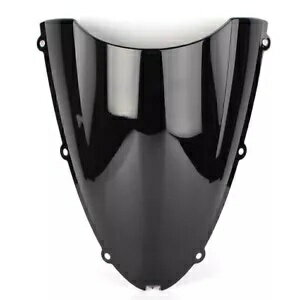 1 個 ABS ブラックモトフロントガラスウインドスクリーン Kawasaki Ninja ZX6R 2005-2008用 1 Pcs ABS Black Moto Windshield Wind Screen for Kawasaki Ninja ZX6R 2005-2008