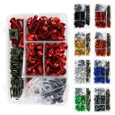 CNC アルミフェアリングボルトネジキットセットナットアフターマーケットフィット DUCATI 848 1098 CNC Aluminum Fairing Bolts Screw Kit Set Nut Aftermarket Fit For DUCATI 848 1098