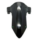 バイク フロントガラス BMW S1000RR 2019 2021 19 21 プラスチック フロントガラス - ブラック Motorbike Windscreen for BMW S1000RR 2019 2021 19 21 Plastic Windshield - Black