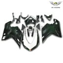FL インジェクションブラックプラスチックフェアリング Ducati 2007-2011 848/1098/1198 a021 に適合 FL Injection...