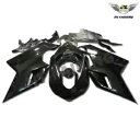 FL インジェクション光沢ブラックフェアリング Ducati 2007-2011 848/1098/1198 a006 に適合 FL Injection Glo...