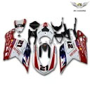 FL インジェクションホワイト ABS フェアリング Ducati 2007-2011 848/1098/1198 a012 に適合 FL Injection ...