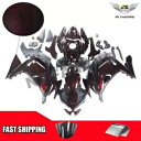 FT インジェクションレッドカーボンファイバーフェアリング カワサキ 2020-2024 EX650 a048 に適合 FT Injection Red Car...