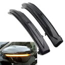 LED サイドミラーダイナミックターンシグナルライトペア日産ムラーノナバラエクストレイル LED Side Mirror Dynamic Turn Signal Light Pair For Nissan Murano Navara X-Trail