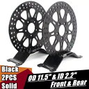 フロントリア 11.5 インチ ブレーキローター スポーツスター 883 1200 ファットボーイ ソフテイル FLSTC ダイナ FXDWG Front Rear 11.5" Brake Rotors Sportster 883 1200 Fatboy Softail FLSTC Dyna FXDWG