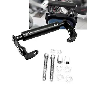 電話 GPS ナビゲーション ブラケット マウント ホルダー ユニバーサル オフロード バイク用 ブラック Phone GPS Navigation Bracket Mount Holder For Universal off-road motorbike Black