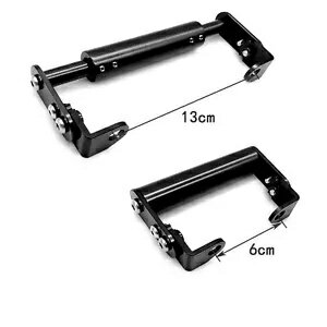 電話 GPS ナビゲーション ブラケット マウント ホルダー ユニバーサル オフロード バイク用 ブラック Phone GPS Navigation Bracket Mount Holder For Universal off-road motorbike Black