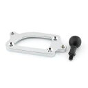クローム右側電話ブラケットボールヘッドブレーキオイルカップ BMW R18 R18B R18TC Chrome Right Side Phone Bracket Ball Head Brake Oil Cup For BMW R18 R18B R18TC(2)