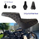 2-アップ ゲルパッド シートクッション ハーレー ソフテイル ストリート ボブ FXBB デラックス FLDE 2018-20用 2-Up Gel Pad Seat Cushion For Harley Softail Street Bob FXBB Deluxe FLDE 2018-20