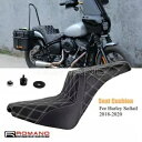 フロント運転席&後部助手席2アップゲルパッドシート ハーレーソフテイルFXSL 2018-21用 Front Driver & Rear Passenger 2-Up Gel Pad Seat For Harley Softail FXSL 2018-21