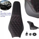 ハーレーソフテイルストリートボブ FLDE FXST FLHCS FLSL FXBB FXBBS ゲルパッド 2 アップシート用 For Harley Softail Street Bob FLDE FXST FLHCS FLSL FXBB FXBBS Gel Pad 2-Up Seat