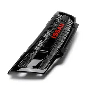 日産フロンティア 2009-14 フェイスリフトに適合 グロスブラック フロントグリル レッドロゴ アンバー LED FIT NISSAN FRONTIER 2009-14 FACELIFT GLOSS BLACK FRONT GRILLE RED LOGO AMBER LED