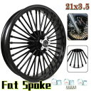 21インチ。ファットスポーク フロント ホイール リム 21x3.5 ハーレー ソフテイル ファットボーイ ヘリテージ FLSTC用 21IN. Fat Spo...