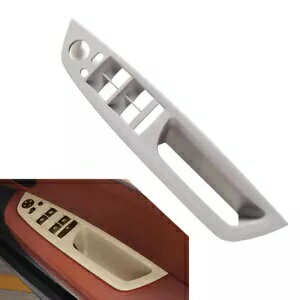 ドアインテリアトリムハンドルストリップフロント BMW X5 E70 2007-13 X6 E71 E72 RHD グレー- Door interior trim handle strip front for BMW X5 E70 2007-13 X6 E71 E72 RHD grey-