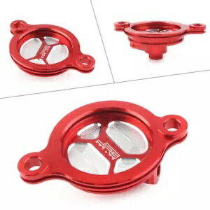 CNC オイルフィルター カバー キャップ ホンダ CRF CRF450R CRF450RX 2017-2020 レッドオートバイ用- CNC Oil Filter Cover Cap for Honda CRF CRF450R CRF450RX 2017-2020 Red Motorcycle-