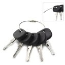 Liebherr & John Deere 重機用メタルイグニッションキー 5St #14606 #606- Metal Ignition Key for Liebherr & John Deere Heavy Equipment 5St #14606 #606-(2)