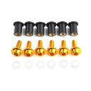 Honda CBR250 650 300 ゴールド用スプリッターフロントガラスネジ取り付け- Splitter Windscreen Screws Mounting for Honda CBR250 650 300 Gold-(2)