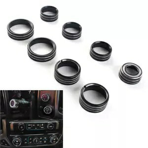 シボレー GMC 用センターコンソールエアコンスイッチボタントリムブラック- Center Console Air Conditioning Switch Button Trim Black for Chevrolet GMC-