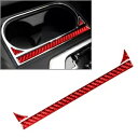 カップホルダーパネルインナーカバートリム トヨタ タンドラ 14-21 RHD カーボンファイバー レッド- Cup Holder Panel Inner Co...