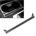 3x カップホルダーパネルインナーカバートリム トヨタ タンドラ 2014-21 RHD カーボンファイバー用- 3x Cup Holder Panel Inn...