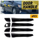 新品 ブラック アウトサイド ドア ハンドル 4 個セット 2017-2020 ヒュンダイ エラントラ用 NEW Black Outside Door Handle Set of 4 For 2017-2020 Hyundai Elantra