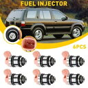 6 ピース/セット燃料インジェクター 1996-2004 日産フロンティアパスファインダーエクステラ 3.3L 新品 6Pcs/set Fuel Injecto...