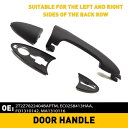 2T2Z7822404BAPTM ドアハンドル 2000-2007 フォード フォーカス リア アウター スムース ブラック 2T2Z7822404BAPTM Door Handle For 2000-2007 Ford Focus Rear Outer Smooth Black(2)