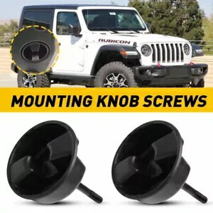 07-18 ジープラングラー JK ハードトップ フリーダム タルガトップ取り付けタブネジ 2 個セット For 07-18 Jeep Wrangler JK Hardtop Freedom TargaTop Mounting Tab Screw Set of 2