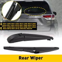 リアワイパーアーム ブレード付き 85241-42070 トヨタ ハイランダー 2006-2019 プリウス V RAV4 Rear Wiper Arm W/ Blade 85241-42070 For TOYOTA Highlander 2006-2019 Prius V RAV4