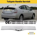 プリウス 2004-2009 クロームリアテールゲートリフトゲートガーニッシュハンドルトリムキットに適合 Fit For Prius 2004-2009 Chrome Rear Tailgate Liftgate Garnish Handle Trim Kit