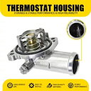 アルミエンジン冷却サーモスタットダッジグランドキャラバン 3.6L 2011 -2019 に適合 Aluminium Engine Coolant Thermo...