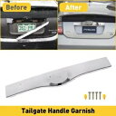 エクステリア テールゲート リフトゲート ハンドル ガーニッシュ 光沢のあるクローム 04-09 トヨタ プリウス用 Exterior Tailgate Liftgate Handle Garnish Glossy Chrome For 04-09 Toyota Prius
