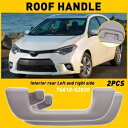 2 個リア右左インナールーフプルハンドルグラブトヨタカローラプリウス用 2PCS Rear Right Left Inner Roof Pull Handle Grab For Toyota Corolla Prius