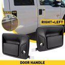 L & R ドアハンドル 1999-2016 フォード F-250 スーパーデューティ フロント アウター 2 個 テキスト ブラック L & R Door Handle For 1999-2016 Ford F-250 Super Duty Front Outer 2Pc Text Black(2)