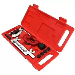 チューブカッターブレーキエア水ガス配管ダブルフレアリングツールキット付き w/ Tubing Cutter Brake Air Water Gas Plumbing Double Flaring Tool Kit